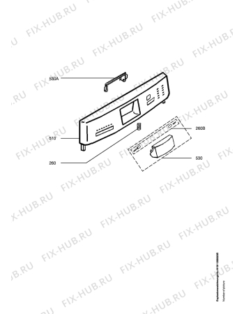 Схема №1 FAV60850 с изображением Блок управления для электропосудомоечной машины Aeg 973911232646001